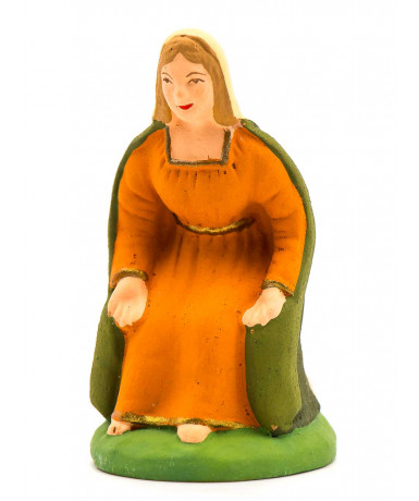 Mary seated